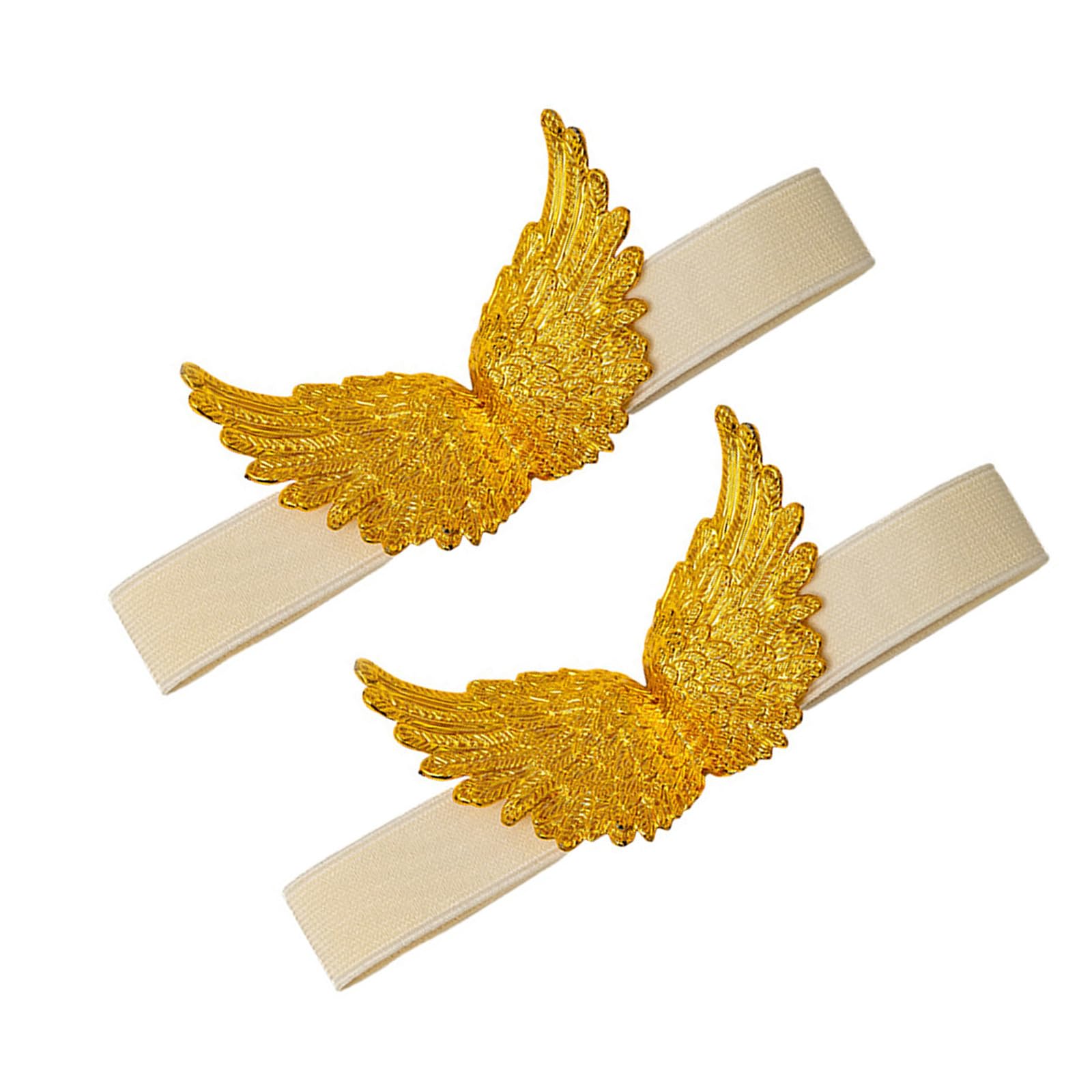 Osniyaw Gold Adjustable Angelic Wing Curtain Straps, Easy Installation For Room And Living Room Decoration, Angelic Wing Curtain Tiebacks