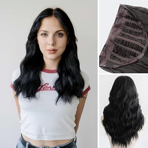 Miniatura 7 de Extensiones de cabello ondulado natural de alta calidad para cualquier longitud de cabello, instalación rápida con clip, mezcla sin costuras y