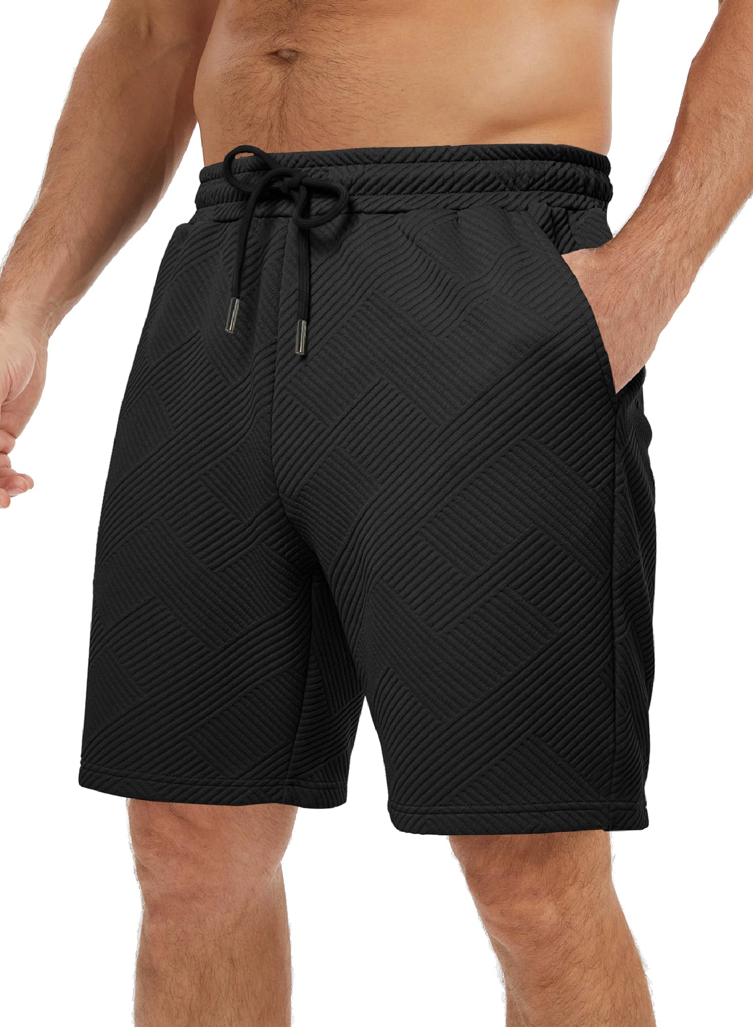 VOLTEXUS Kurze Hosen Herren Atmungsaktiv & Elastisch Sommer Freizeit Shorts mit Hohem Leicht Größen S-3XL
