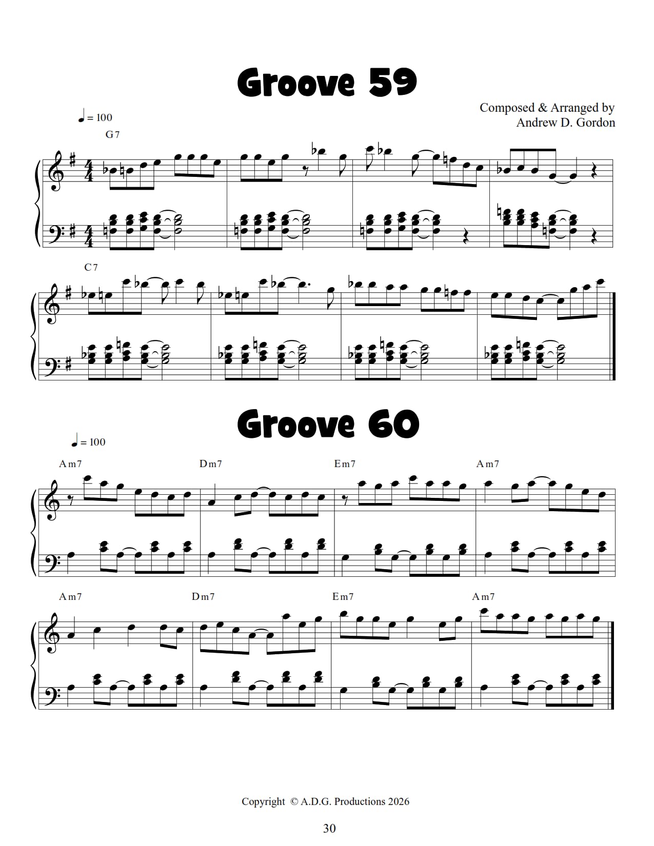 100 Ultimate Soul Funk and R&B Grooves. Solo de Piano. Comprend Enregistrement(s) en ligne
