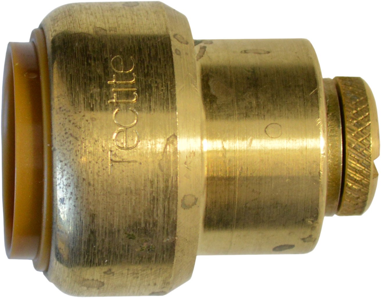 sanicomfortSteckfitting Cap Brass with Bleed Screw, 15 mm, 1932420