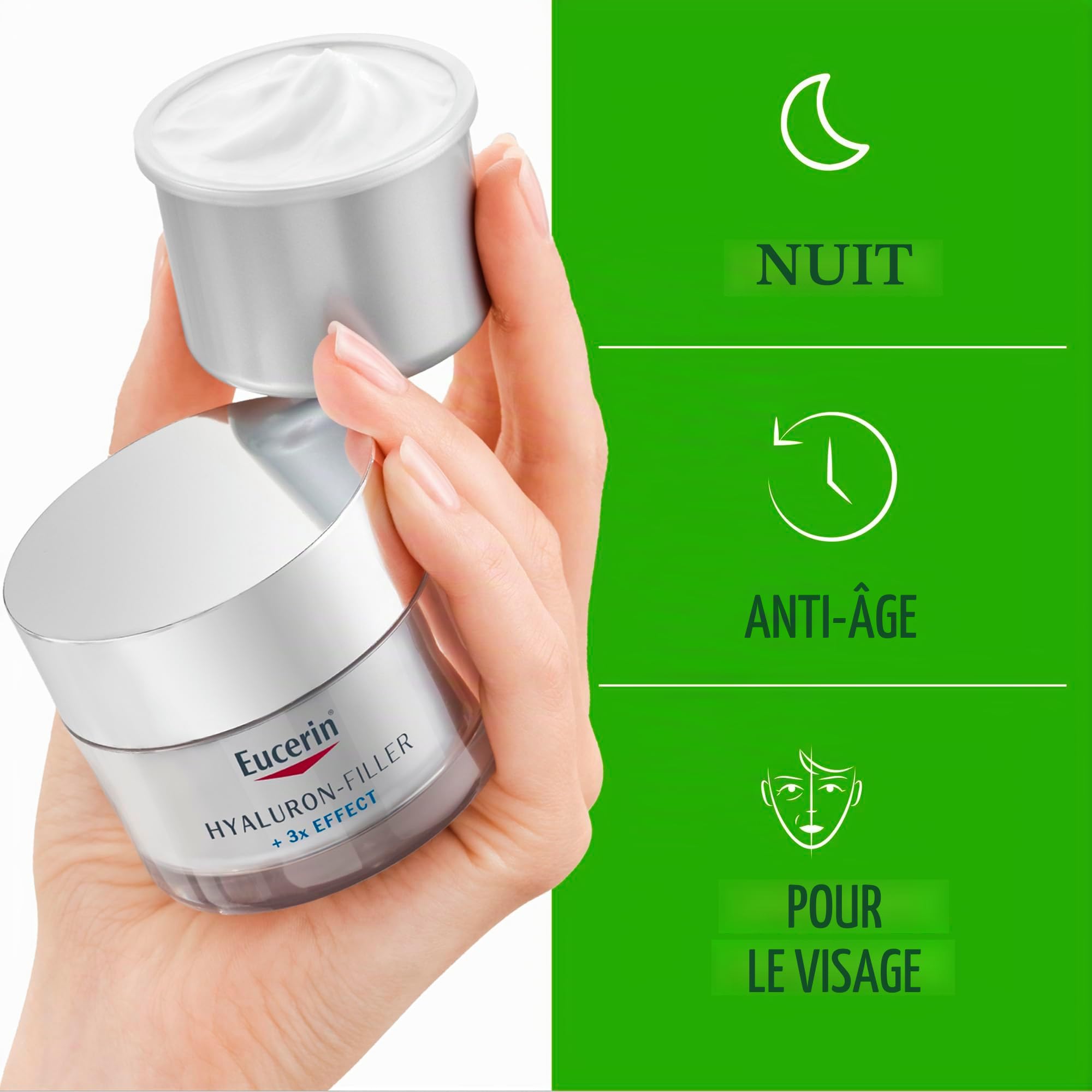 Eucerin Hyaluron-filler 3xeffect Night Cream Refill 50ml