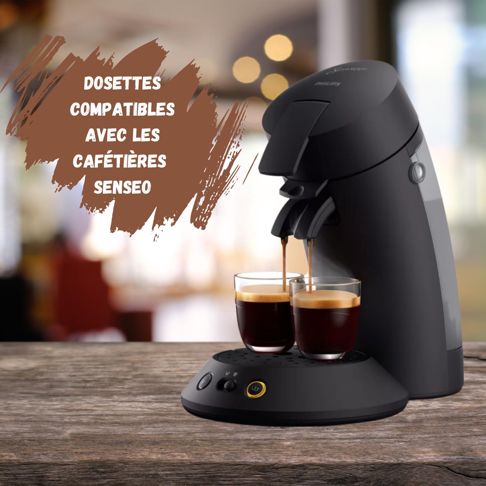 CASA COLON Classique - 200 dosettes de café compatibles SENSEO