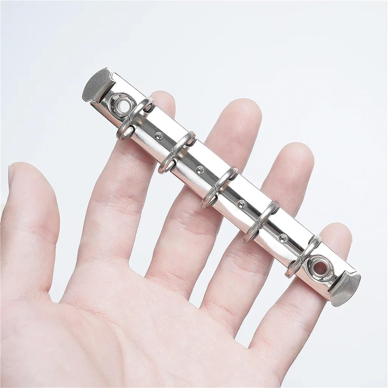Meccanismo per raccoglitori ad anelli, Meccanismo raccoglitore ad anelli Confezione da 4 a spirale in metallo A8 Clip Cartella di file for pianificatore a vite a 5 fori