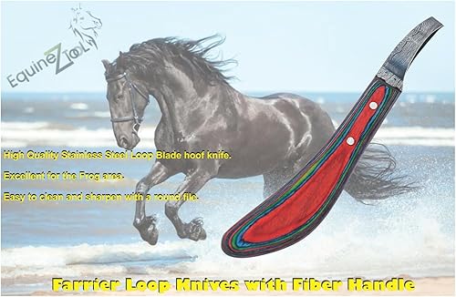 Miniatura 4 de Equinez Tools - Cuchillos de lazo con mango de fibra