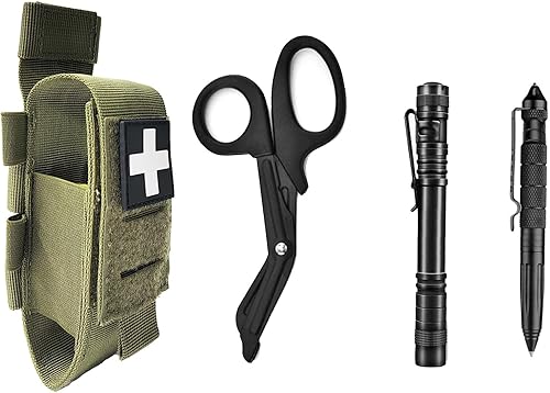 Bolsa de torniquete táctica Molle con corte láser, soporte para torniquetes, funda para torniquetes, IFAK TQ, estuche para torniquetes, trauma, disponible en Yaxa Costa Rica