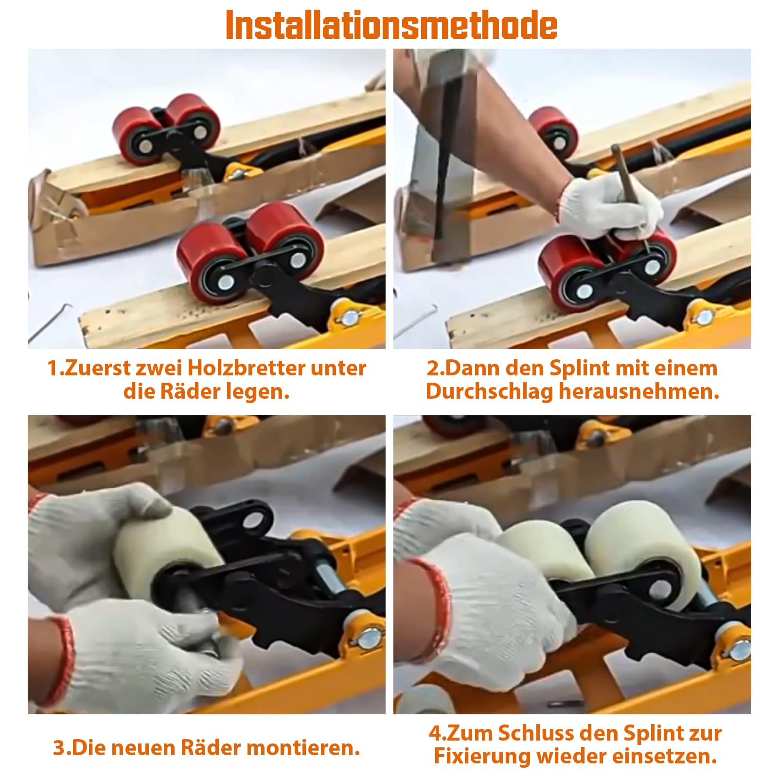 Ruota Del Carrello Per Sacchi Ruota In Gomma Piena Carrello Per Sacchi - Foto 3