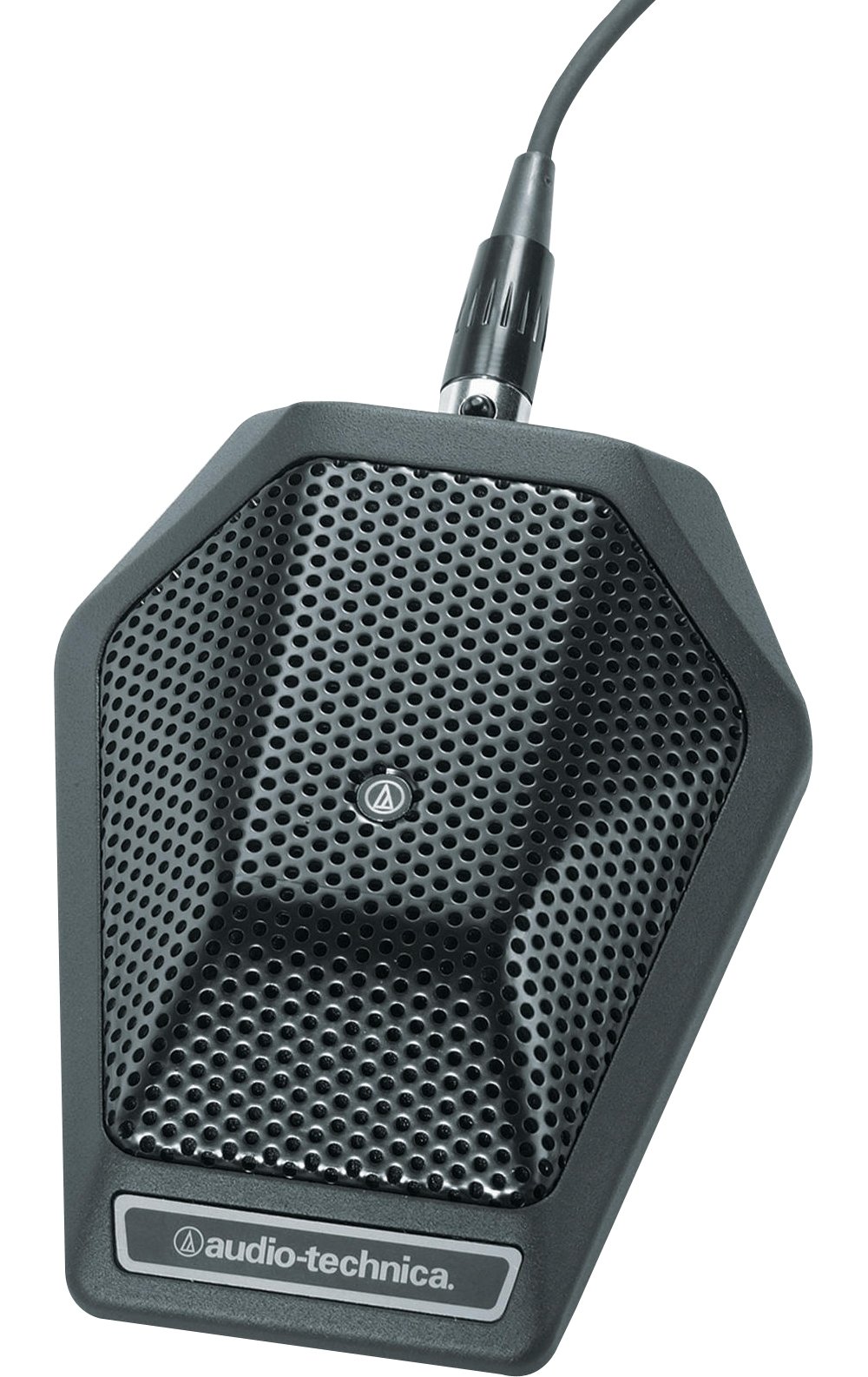 Audio-Technica Unipoint Cardioid Condenser Boundary Microphone in Black with switch