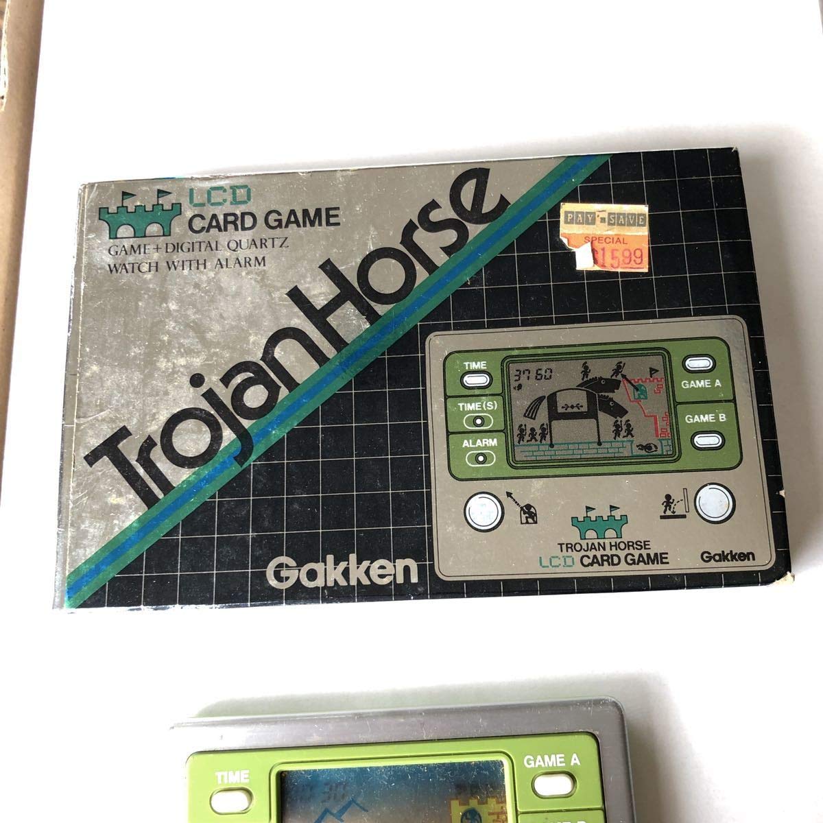Amazon.co.jp: レトロ 学研 トロイの木馬 もくば Gakken LCD CARD GAME  