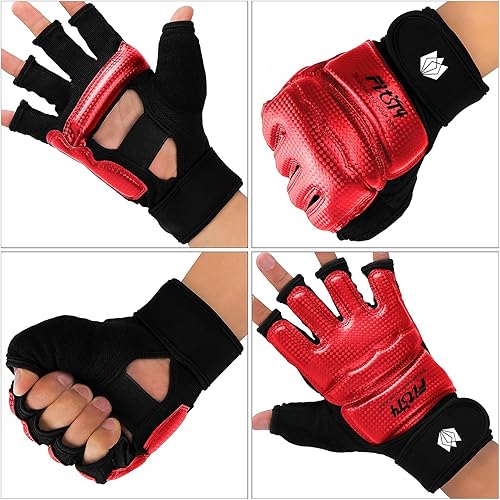 Miniatura 4 de FitsT4 Sports Mitones MMA UFC Entrenamiento de Boxeo Saco de Boxeo Guantes de Artes Marciales
