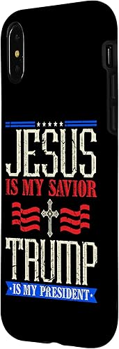 Miniatura 8 de iPhone 7 Plus8 Plus Jesus Is My Saviour Trump Is My President Pro Trump Estuche de regalo