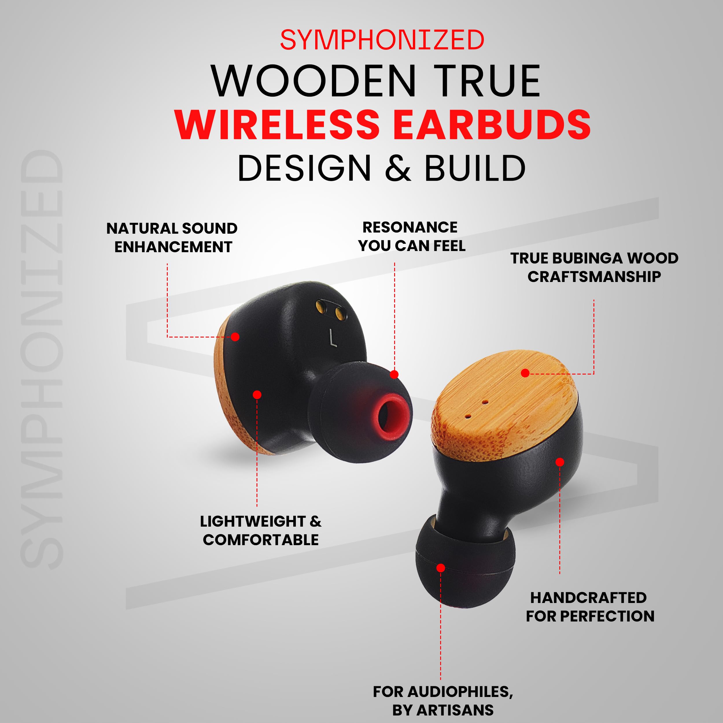 True Wireless Earbuds 35H Playtime Crisp Highs Deep Bass - Dettaglio