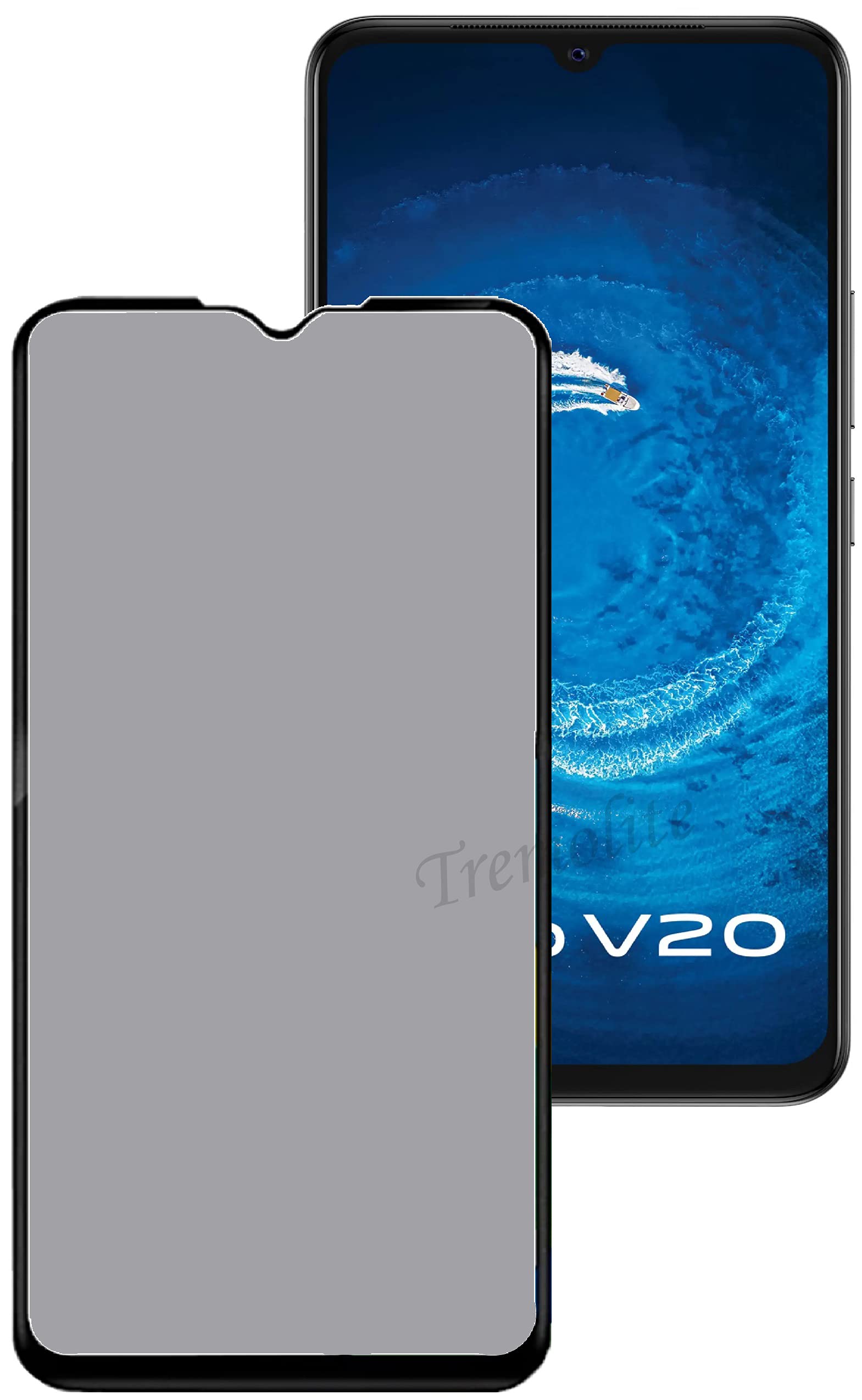 Tremolite® Design for vivo V20 Tempered Glass Matte Finish Screen Protector Guard Front Side [Full Coverage] Anti Glare Anti Fingerprint [Bubble-Free] (B09D82MCGJ) Amazon Price History, Amazon Price Tracker