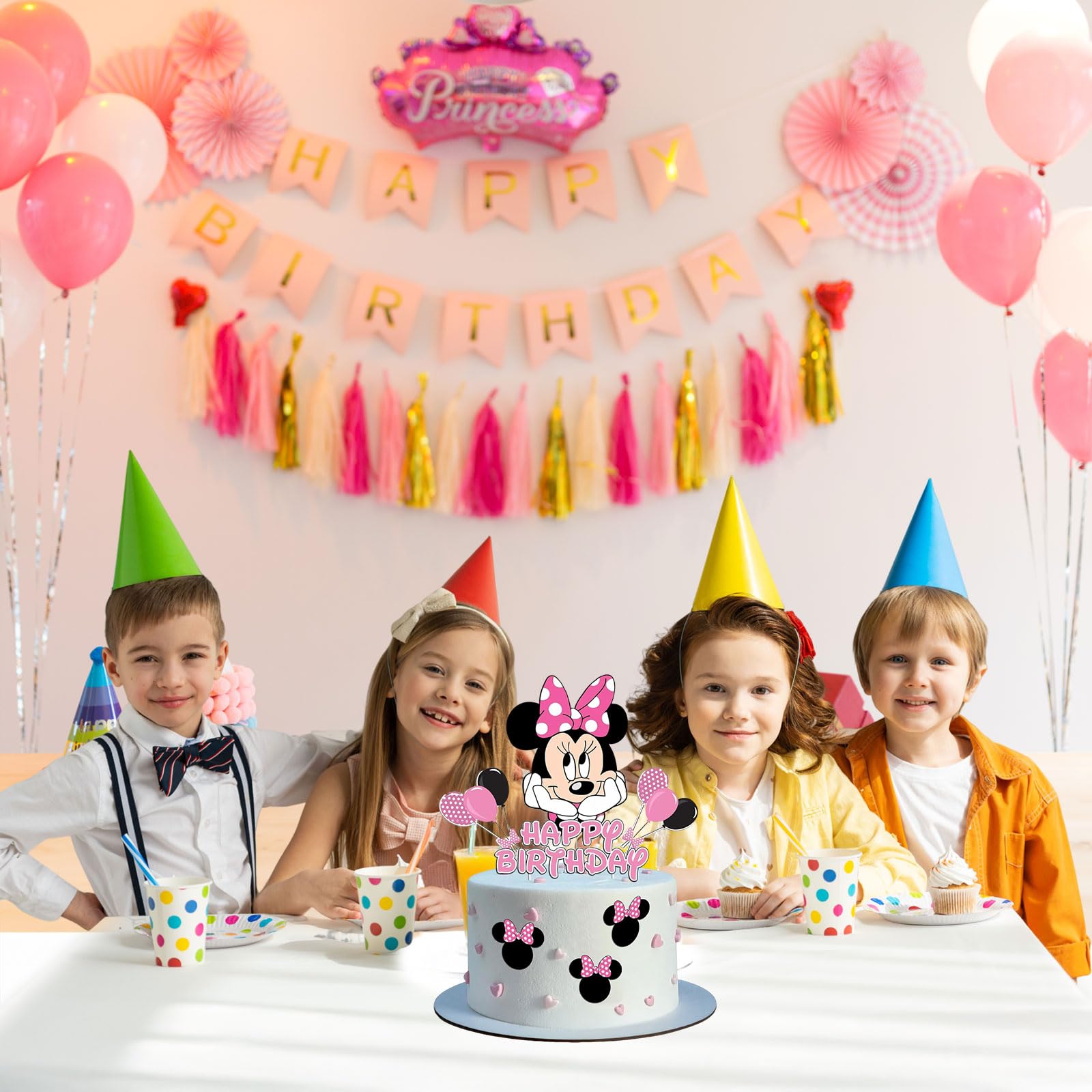 Cute Mouse Birthday Cake Toppers -6
