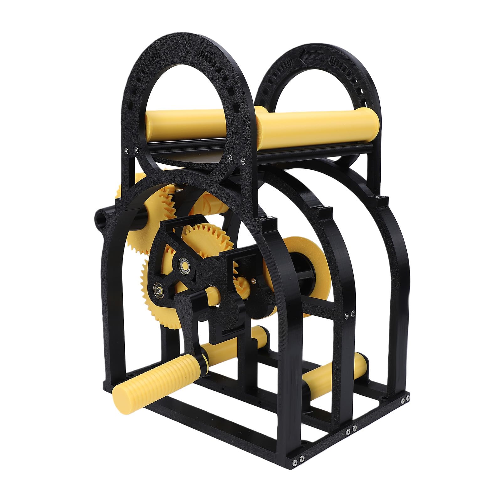 Ejoyous 3D-Drucker-Filament-Aufwickler, PETG CF Handkurbel-Filamentwickler für 20-cm-Spule, Intelligente Spannungskontrolle, Bohrer-kompatibler Aufwickler für 3D-Druck-Benutzer