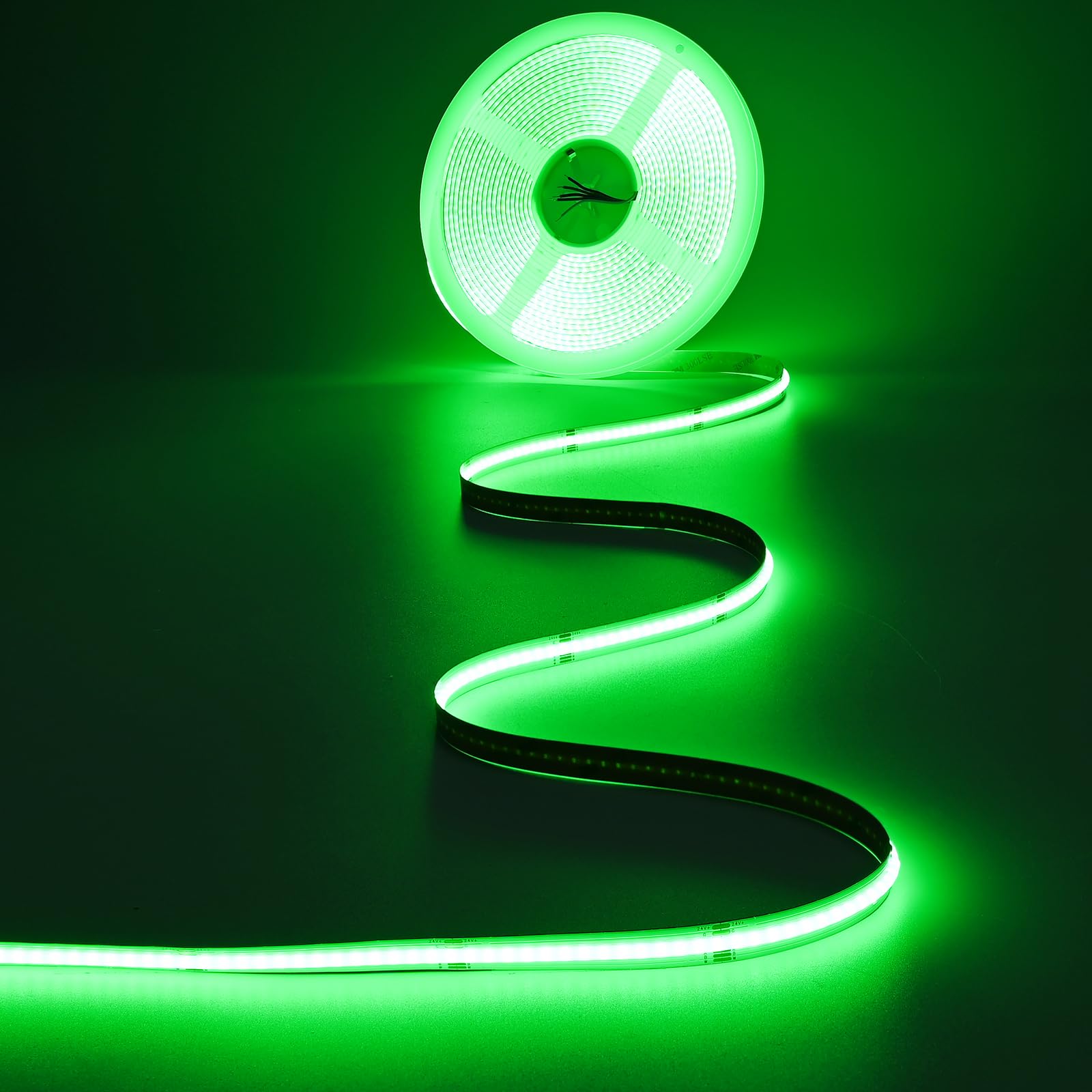 JOYLIT 10M RGBW COB LED Streifen 24V Innen, RGB + 6000K Kaltweiss 4-in-1 Farbwechsel Punktfrei 5-PIN LED Band 784 LEDs/m, 19W/m Mehrfarbige Lichtleiste für Schlafzimmer, Party (Nur Lichtstreifen)