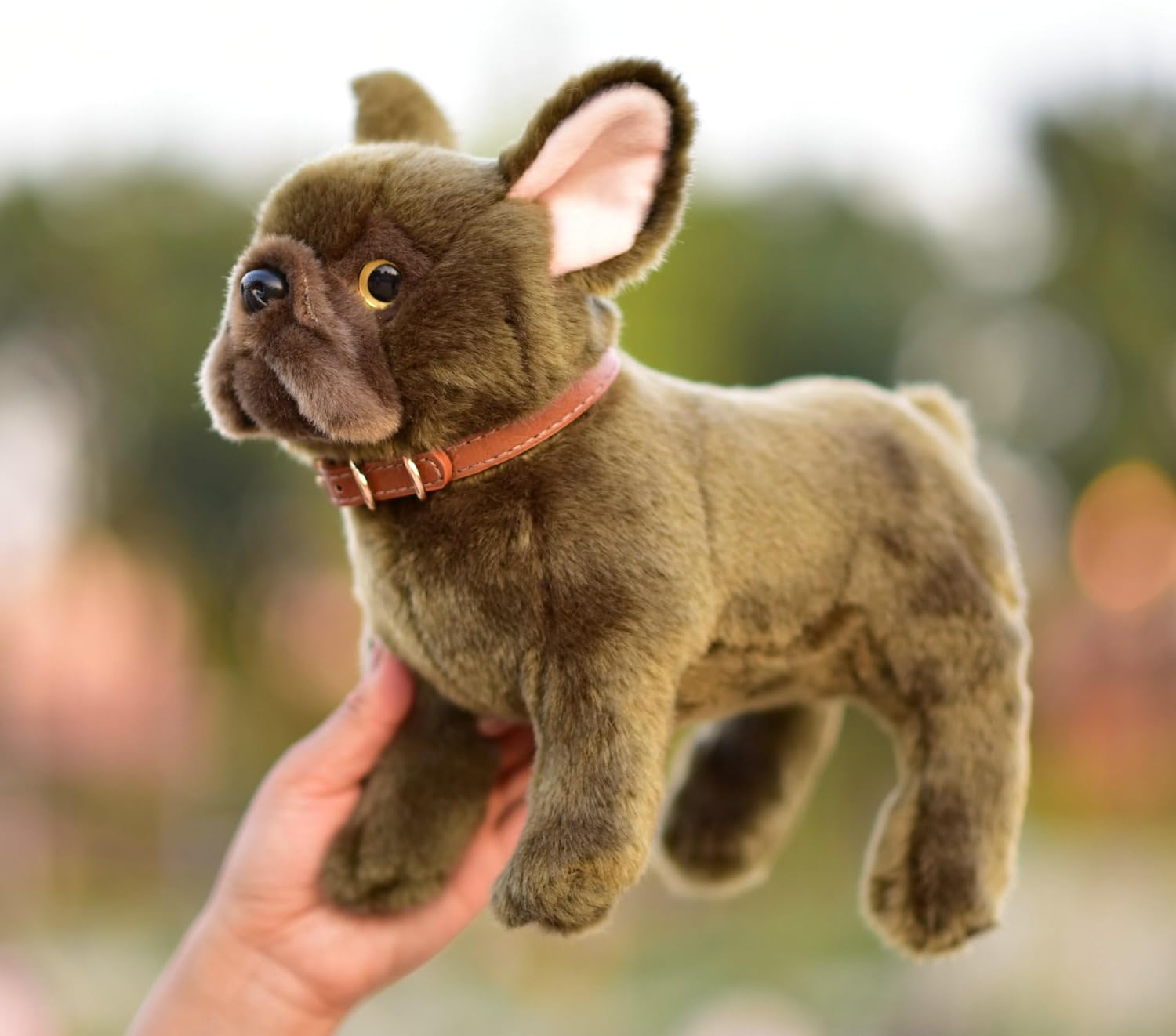 Simulated Bulldog Plush Toy, Realistic Dog Doll, Children's Festival Gift, Limbs Without Aluminum Wire, Cannot Stand Still on The Table - Image 2