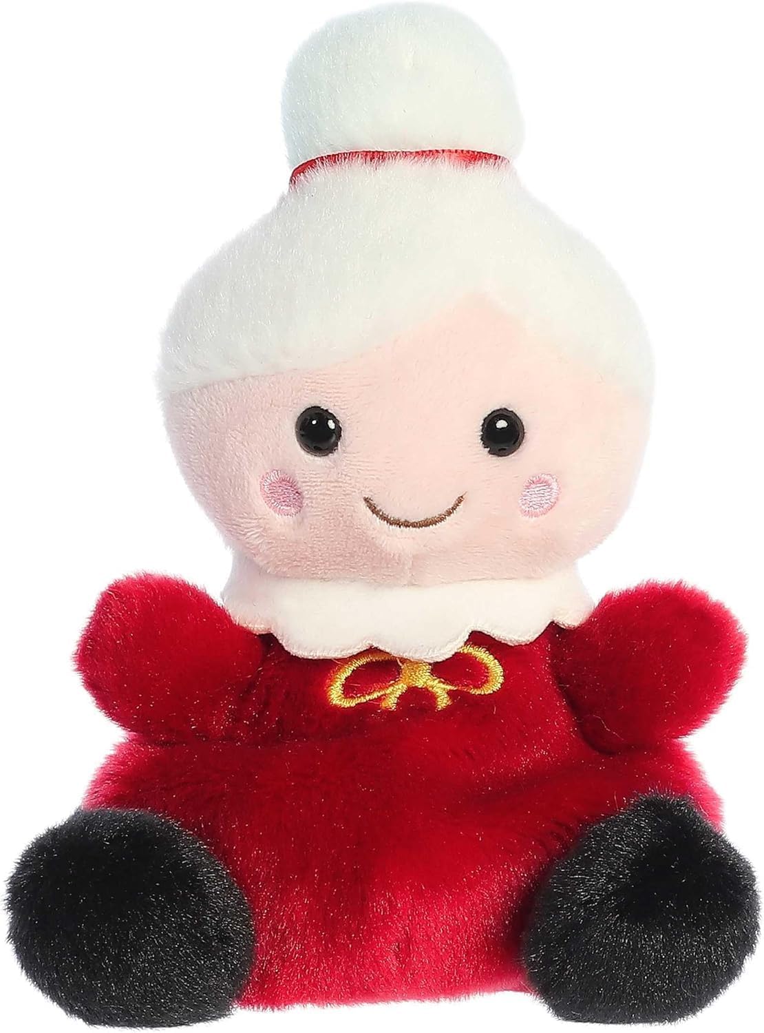 Aurora Bundle of 2 Palm Pals Christmas Holiday 5 inch Plush, Santa and Mrs. Claus