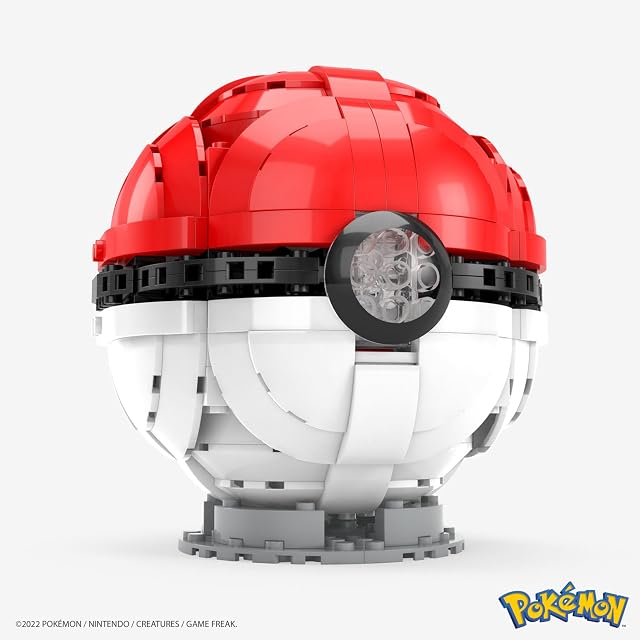 Foto 6 de 7 de Mega Construx Pokémon Pokeball gigante Figura de bloques de construcción de juguete para niños y niñas +10…