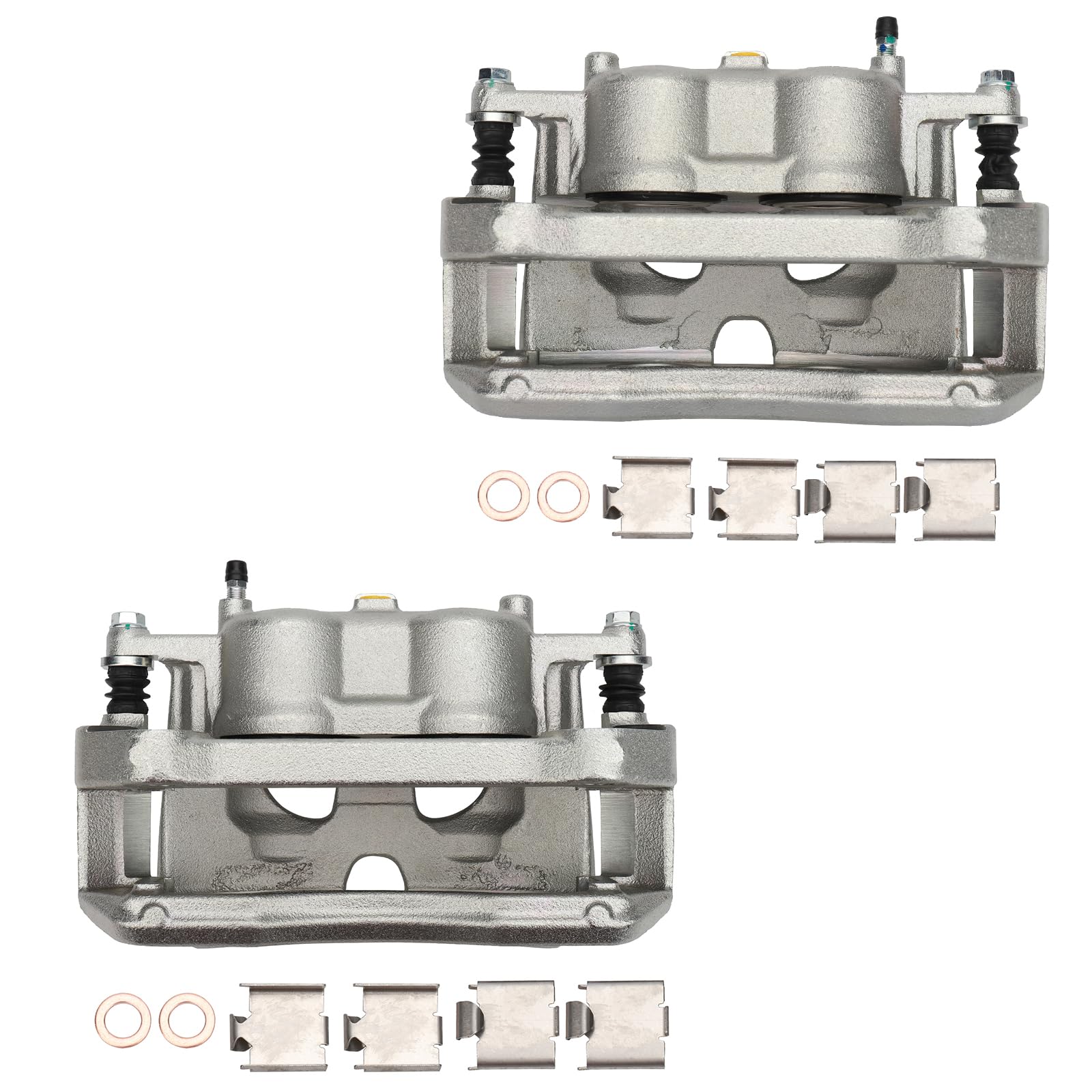 BRTEC Front Disc Brake Calipers 18B5236 18B5237 Compatible with Ford F-150 2010-2011,Expedition 2010-2019;for Lincoln Navigator 2010-2019,Mark LT 2010-2011 Driver and Passenger Brake Calipers