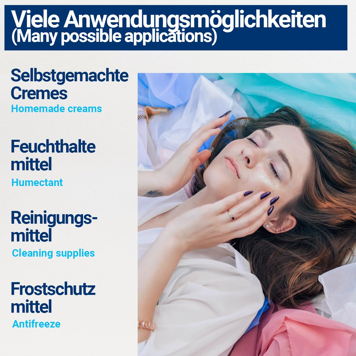1000ml Glycerin + 1000ml Propylenglycol in Pharmaqualität | >99,5% | Rein | E422 + E1520 DIY