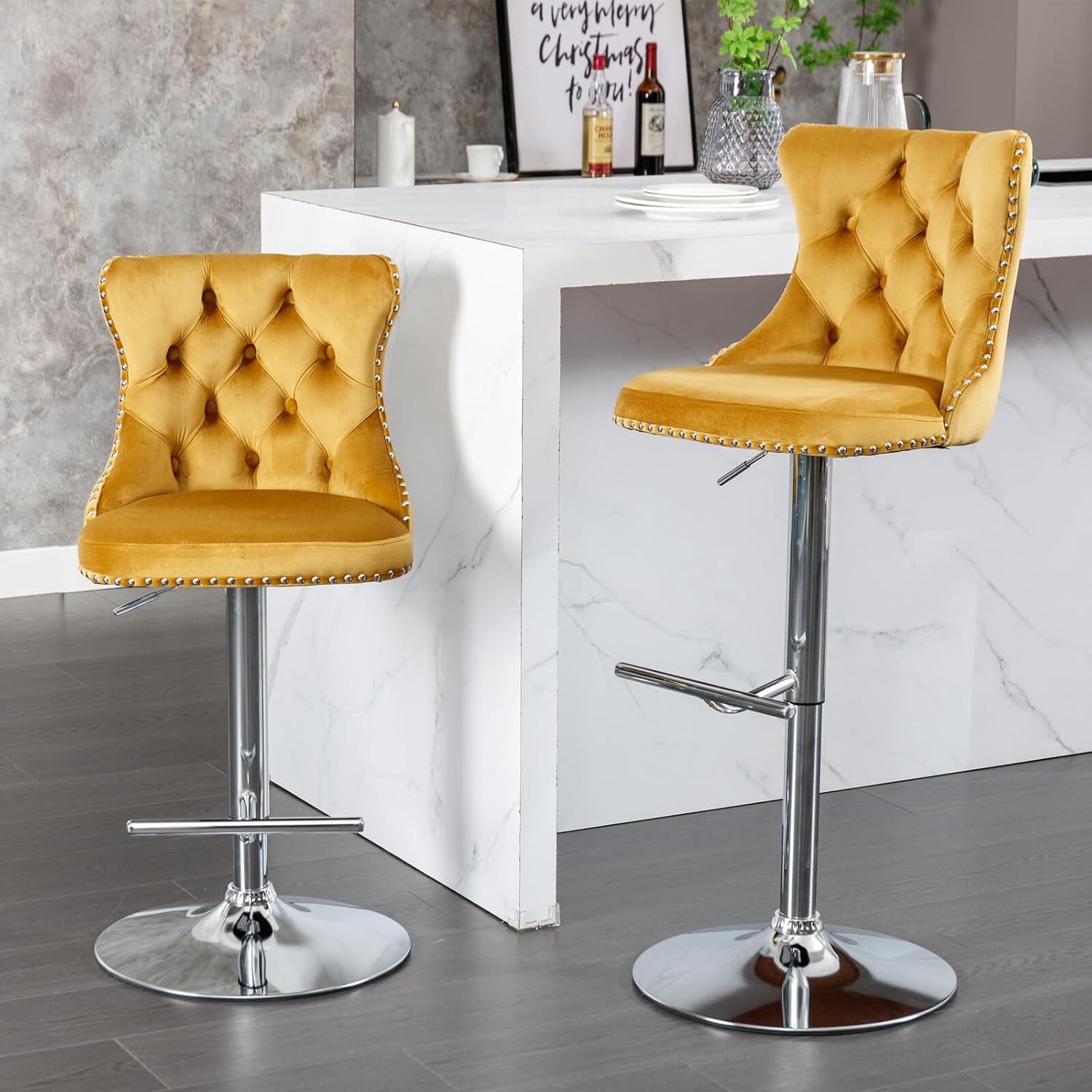 barstools Height bar Chairs Barstools bar stools with Back Simple Assembly Farmhouse bar stools for Dorm, Recreation Game Room
