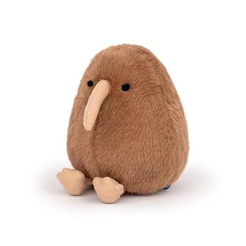 Adorlynetty Kiwi Bird 5 Inch Stuffed Animal Plush Toy - Realistic Brown Kiwi Bird, Cute Little Bird Kiwi Plushie - Kiwi
