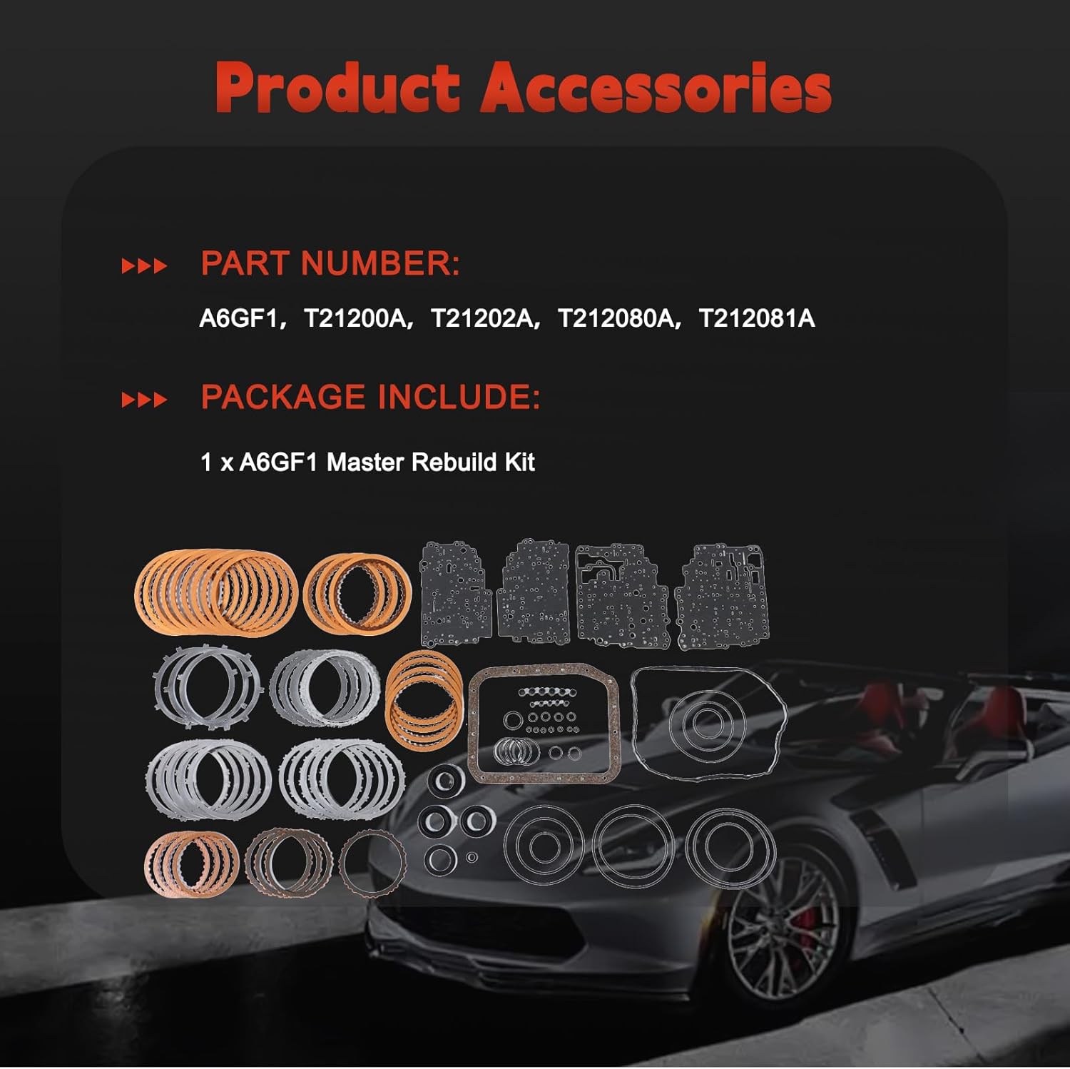 A6GF1 Transmission Master Rebuild Kit Overhaul For Accent 2012-2014 for Elantra Fit for Kia Sportage for Optima 2.0L 2.4L for Soul 1.6L 2.0L 2011-2014