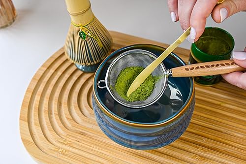 Miniatura 2 de Juego de batidor de matcha, juego de tazón y batidor de matcha, kit de inicio de matcha ceremonial, el kit perfecto para té verde matcha japonés,