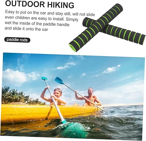 Miniatura 6 de BESPORTBLE 3 pares remos no cubierta negro asas kayak accesorios ciclismo kayak paddle Grips no-
