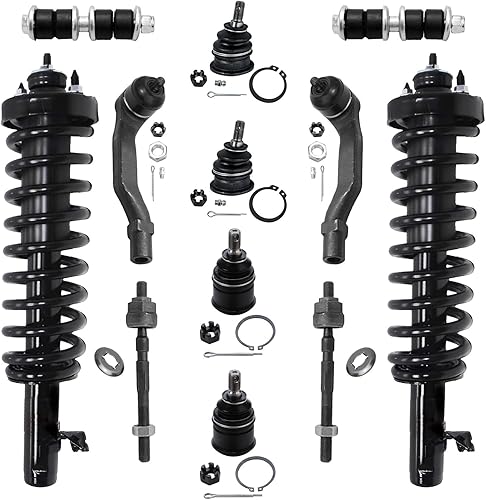 Miniatura 165 de Detroit Axle - Kit de puntales delanteros de 6 piezas para Chevrolet Aveo Aveo5 Pontiac G3 Wave, barra estabilizadora, varillas de acoplamiento