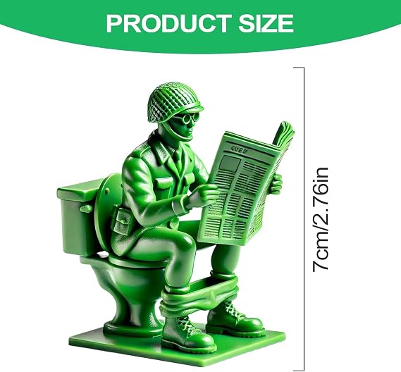 Toy Soldier Figures, Classic Militarys Action Models, Durable Collectible Figures, Realistic Army Playset, for Kids, Fans, Home Decor, Party Favors, 2.76 Inches Green