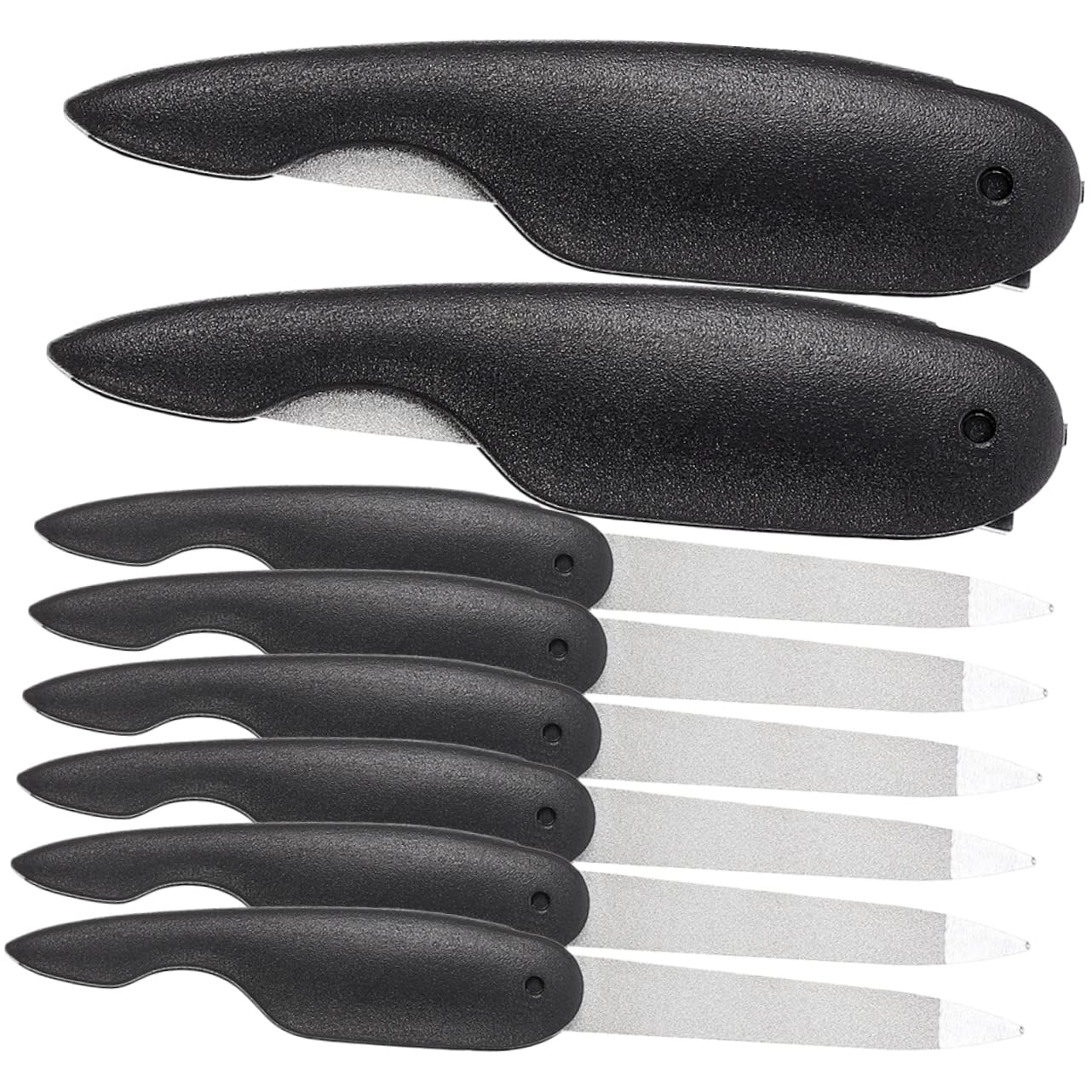 40 Pz lima per unghie pieghevole lima per unghie per unghie naturali strumenti per manicure e pedicure unghia para uñas tamponi per unghie piccole lime per unghie addominali Black
