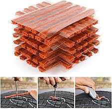 WILLIBEE (Pack of 30 Strips,10cm) Tubeless Tyre Puncture Repair Strips,30 Puncher Repair Seal Strips for Car, Bike, SUV, & Motorcycle (30)