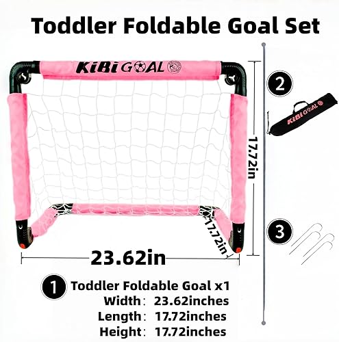 Miniatura 2 de Soccer Goal, Small Foldable Goal for Kids, Kids Goals for The BackyardIndoorOutdoor, Mini Soccer Toys Gifts for Children