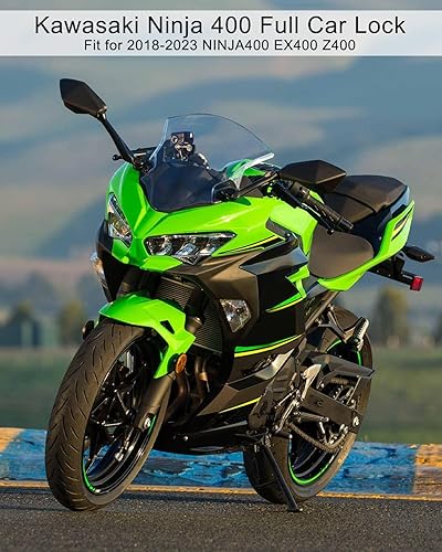 Miniatura 6 de Interruptor de encendido mejorado, juego de bloqueo de asiento de tapa de combustible para Kawasaki NINJA400 EX400 Z400 2018 2019 2020 2021 2022 2023