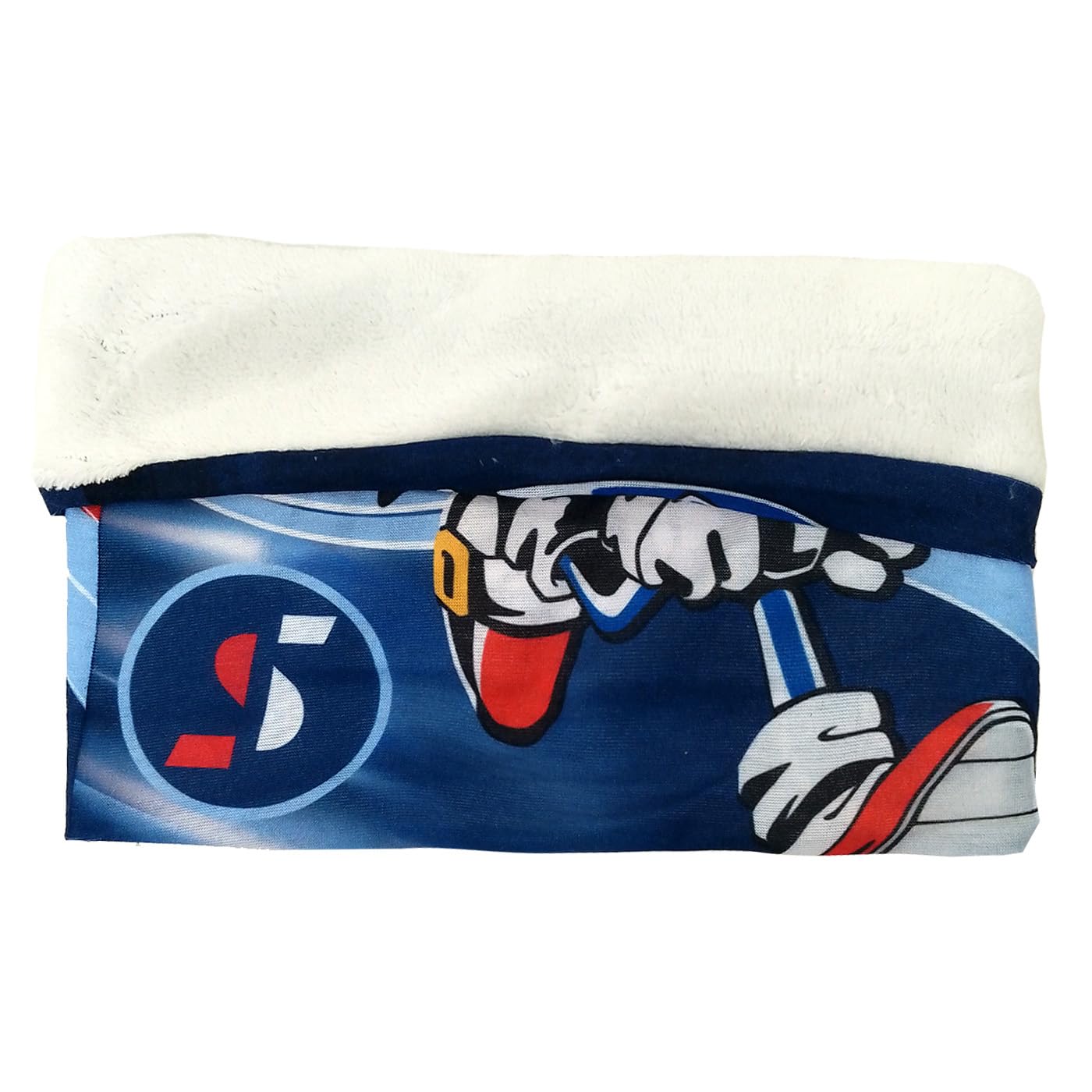 Braga de Cuello Bufanda Infantil Braga de Cuello Coralina Nieve y Esquí para Niñas y Niños de 3 a 8 años, Talla Única, Regalo Cumpleaños (Azul Sonic)