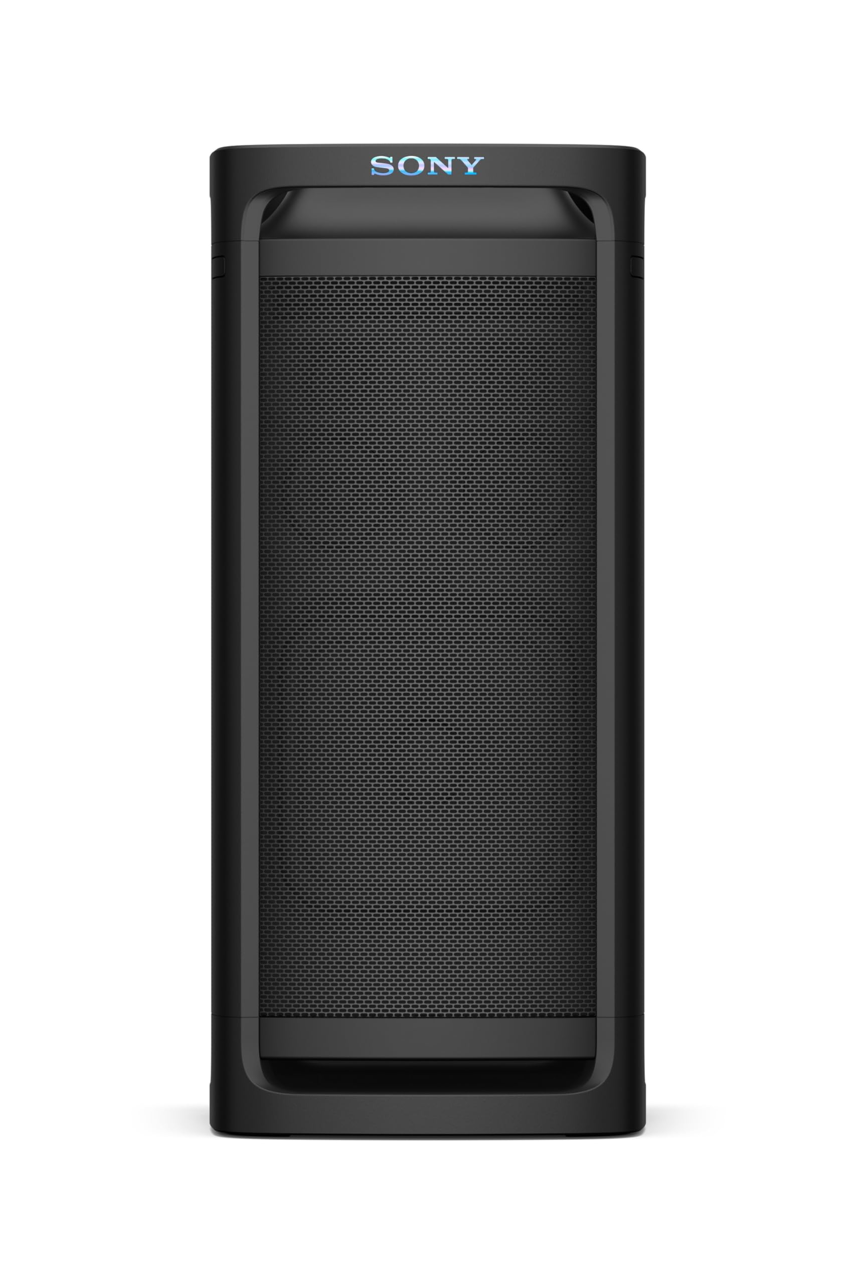 Sony ULT Tower 9AC - Enceinte Bluetooth Party Box Ultimate, Alimentation Secteur, 2 Modes ULT Power Sound, X-Balanced Speaker, 360° Lighting & Sound, entrées pour Karaoke - Noir