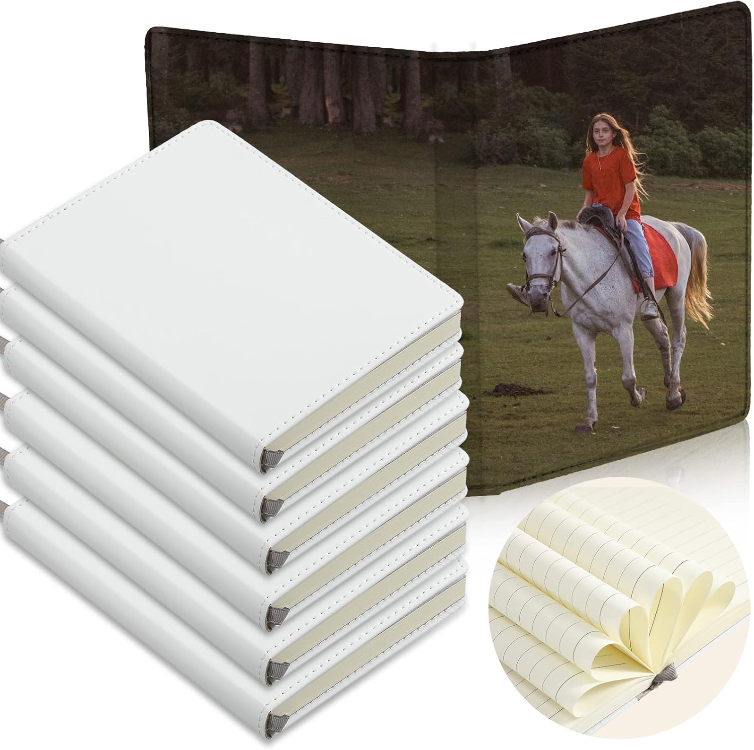 Zonon Sublimation Journal Blank Notebooks A6 190 Pages