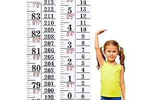 Growth Chart Wall Labels Baby Height Indicator Tape Ruler Height Growth Chart...