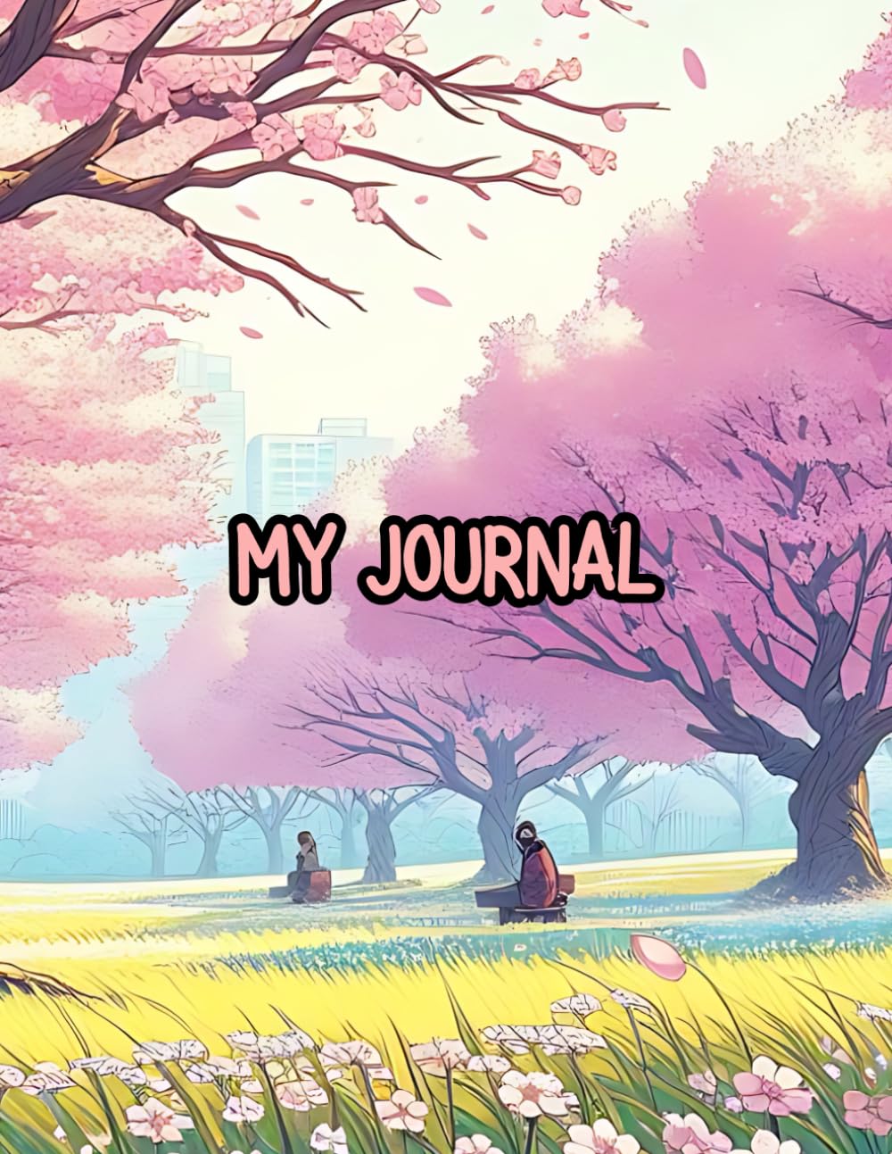 Cherry Blossoms: A relaxation journal for women, teens, and young adults