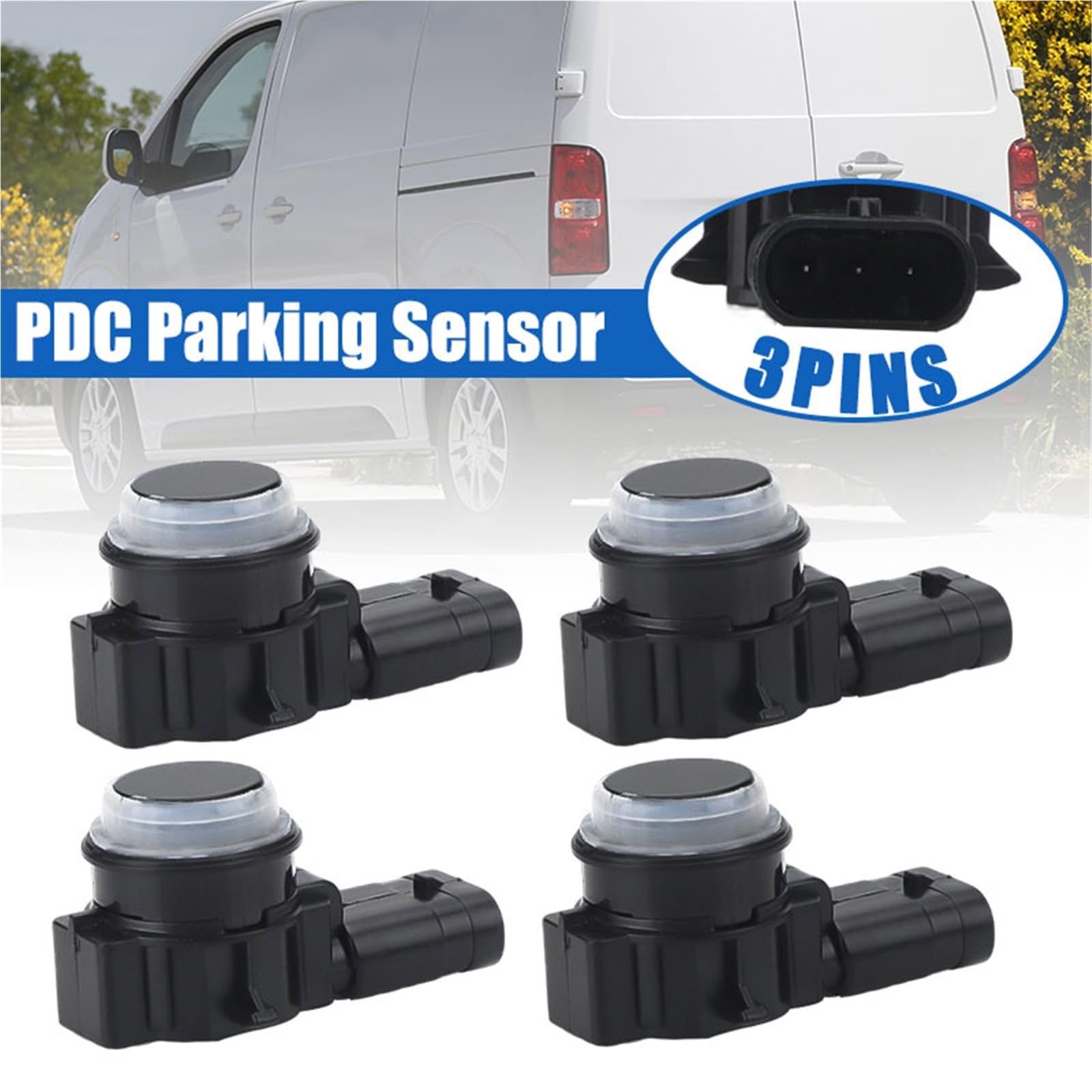 Czujnik hamulca postojowego Czujnik parkowania cofania 0053385934 Pasuje do FIAT Ducato Pasuje do Citroen Jumper/Relay Pasuje do Peugeot Boxer 2015-2023 Czujnik hamulca(4PCS)