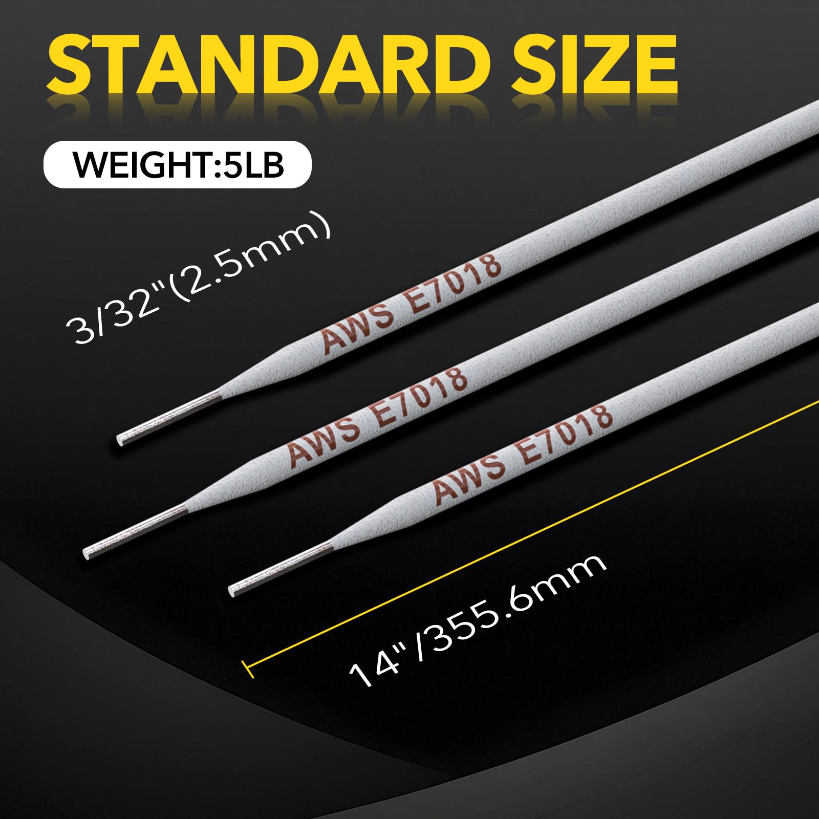 Saldatura Rods E7018 3/32" 5 libbre basso del acciaio al carbonio dell'idrogeno Stick elettrodi Attrezzatura per saldatura ad arco