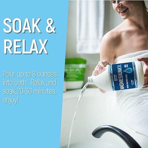 Miniatura 2 de Aceite de magnesio puro y copos de baño de magnesio - Alivio 100% natural (paquete de 2 artículos)