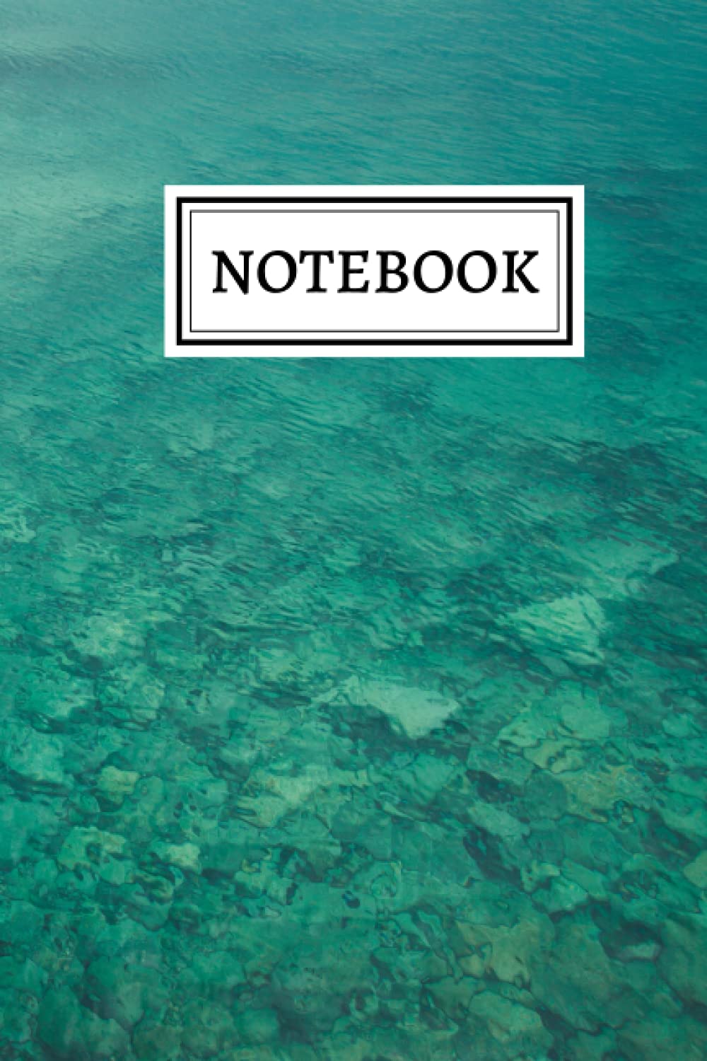 Ruled Notebook / Journal ; Calm Sea and Cliff theme cover: 6x9 inch size Line Notebook with 150 pages; College ruled journal