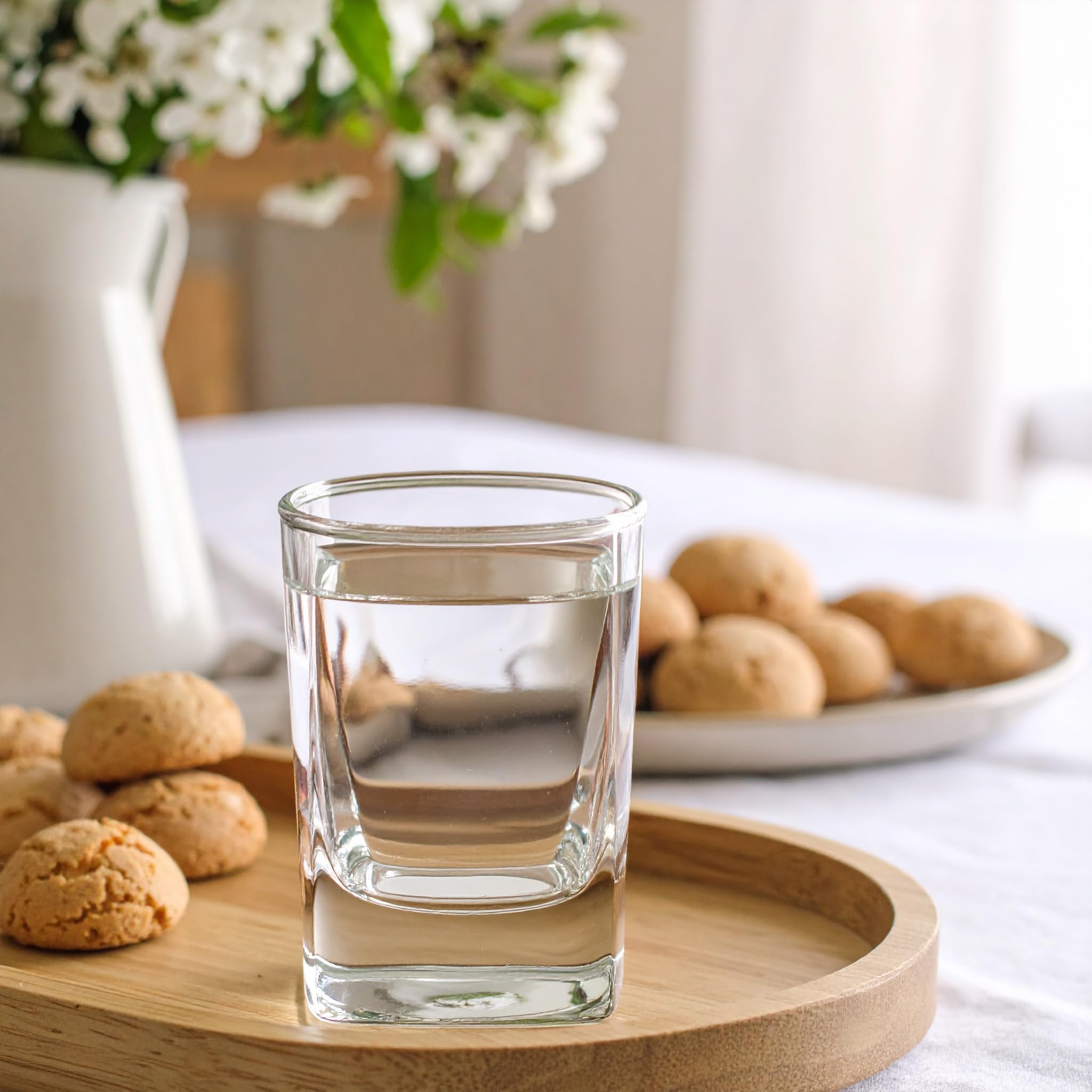 Glasmark KROSNO 1992 Kieliszki do szotów z ciężkim dnem, zestaw 12 sztuk, 55 ml, przezroczyste, nadają się do mycia w zmywarce