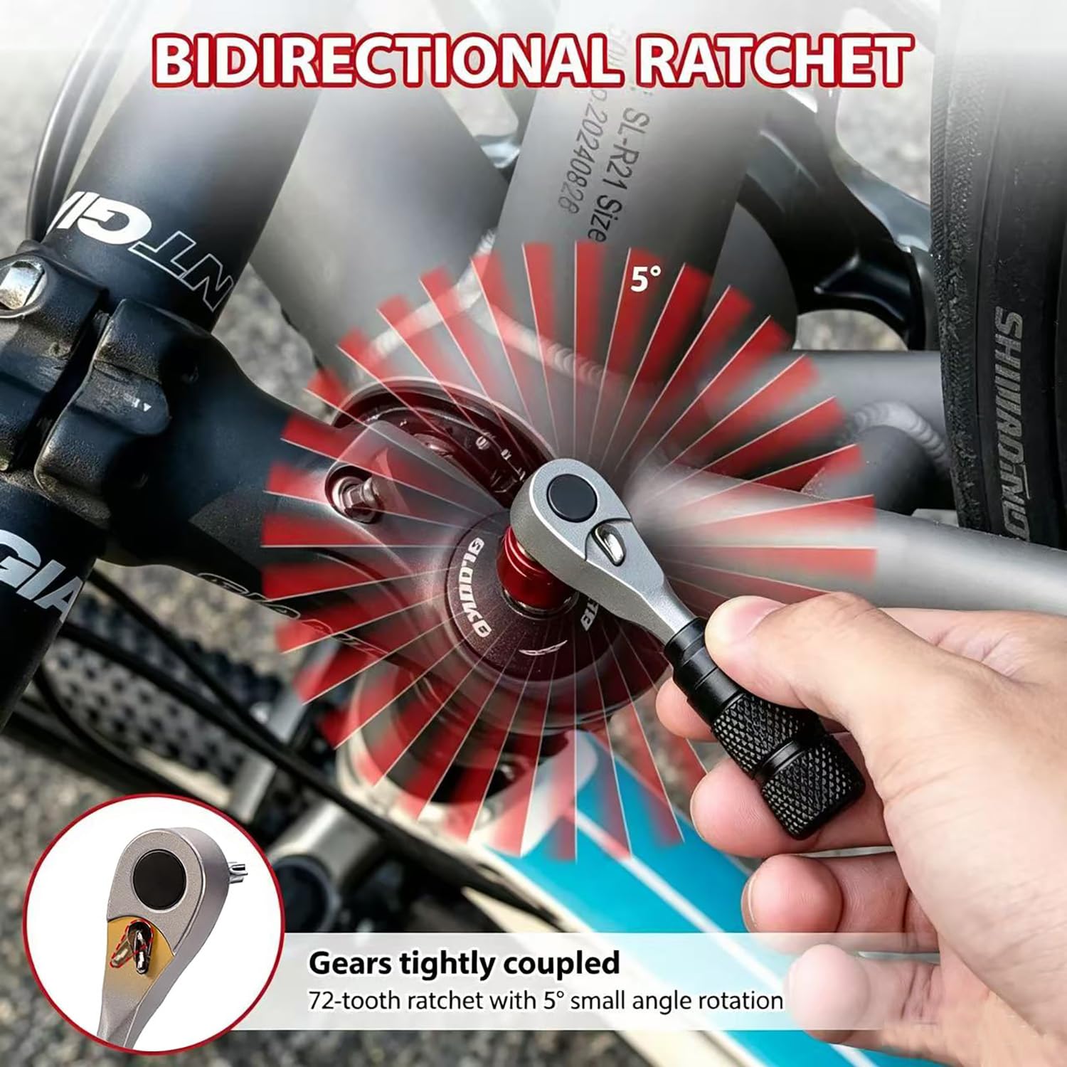 Kit de herramientas de reparación de bicicletas, kit multiherramienta para