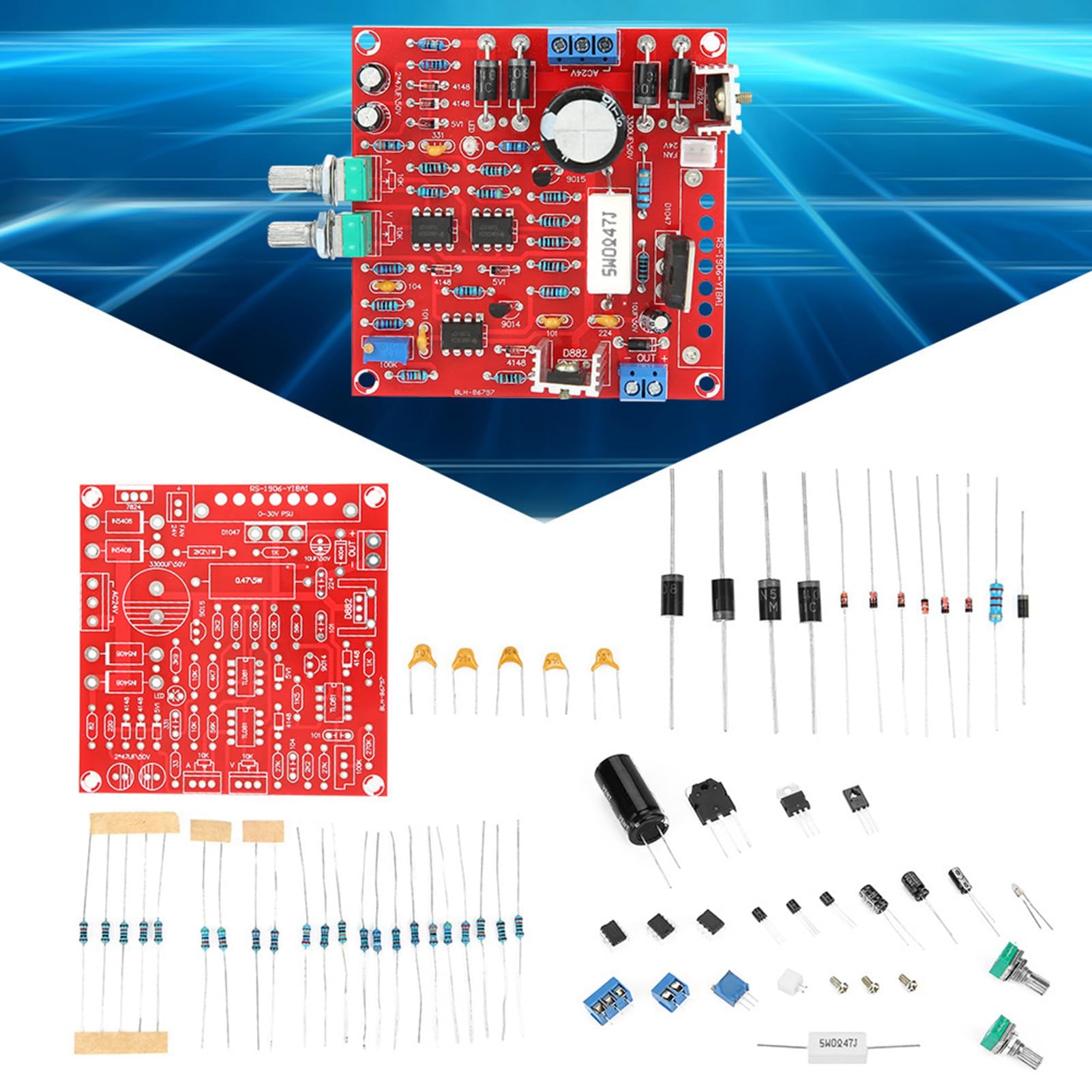 Regelbare Voeding DIY Kit, Praktische Gereguleerde Voeding DIY Kit voor Experimenten