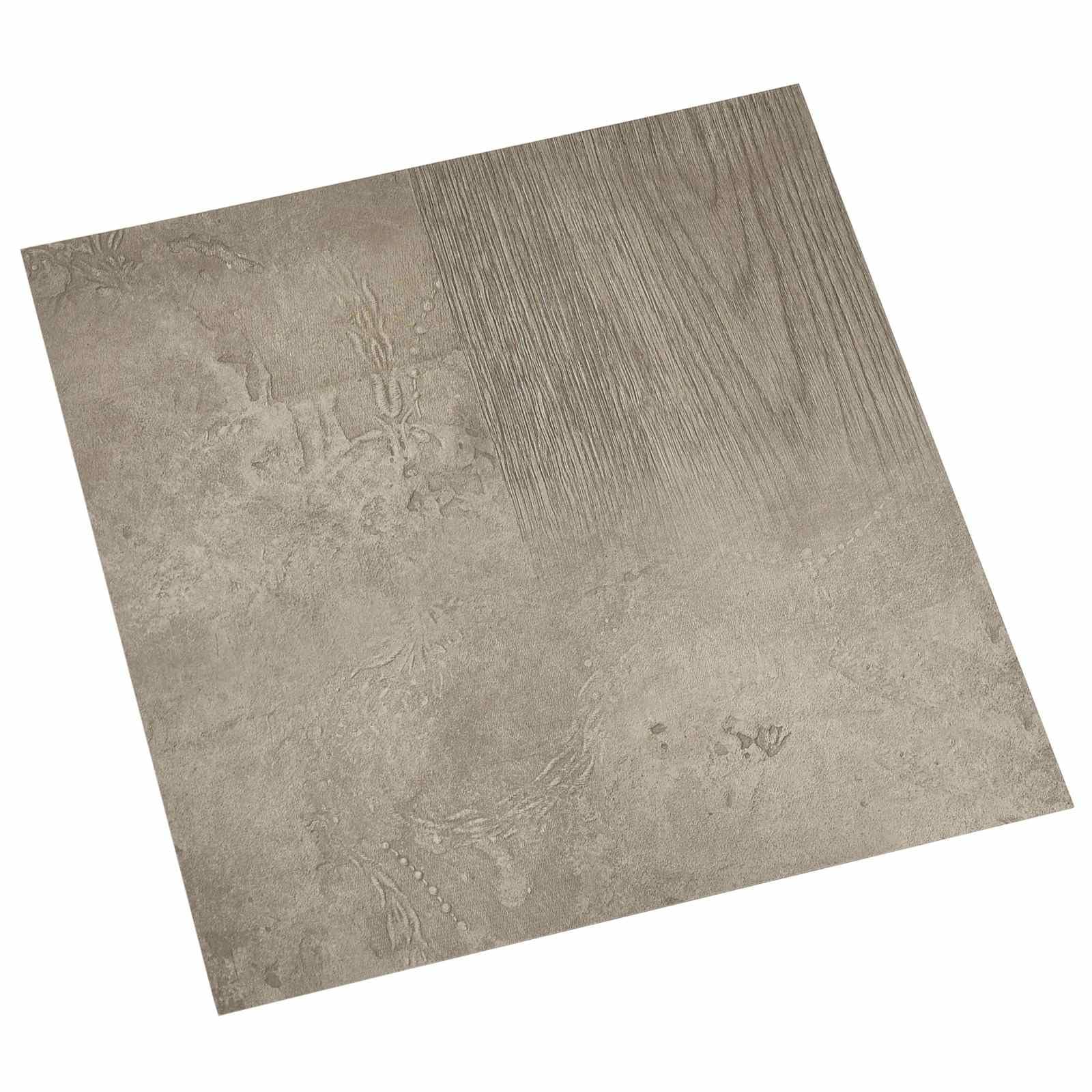 Samoprzylepne deski podłogowe z PCW, 30,5 x 30,5 cm, 20 sztuk kwadratowych płytek do salonu, sypialni, kuchni, łazienki, wodoodporne, antypoślizgowe, łatwy do renowacji i układania z krokiem