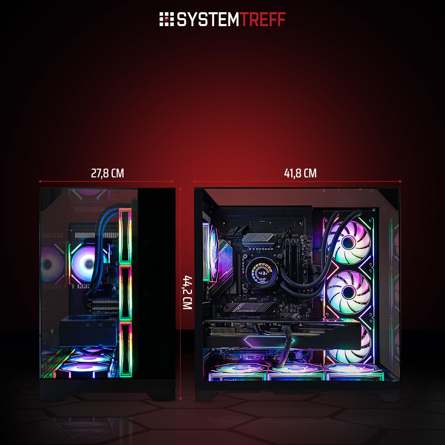 SYSTEMTREFF High-End Gaming PC AMD Ryzen 9 9950X3D 16x5.7GHz | Nvidia RTX 5080 16GB DX12 | 2TB M.2 NVMe | 32GB DDR5 RAM | Windows 11 | Desktop Computer Rechner für Gamer, Zocker & Streamer